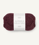 Sandnes Garn Alpakka Følgetråd 4372 Deep Burgundy – Begleitfaden aus 100 % Alpaka