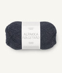 Sandnes Garn Alpakka Følgetråd 6581 Dark Grey Blue – Begleitfaden aus 100 % Alpaka