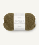 Sandnes Garn Alpakka Følgetråd 9873 Dark Olive – Begleitfaden aus 100 % Alpaka 