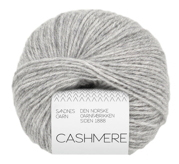 Sandnes Garn Cashmere 1042 Grey Mottled – luxuriöses Garn aus 100 % Kaschmir