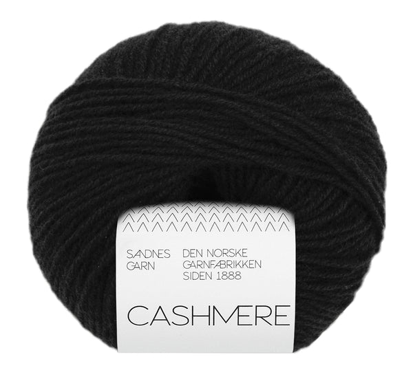 Sandnes Garn Cashmere 1099 Black – luxuriöses Garn aus 100 % Kaschmir