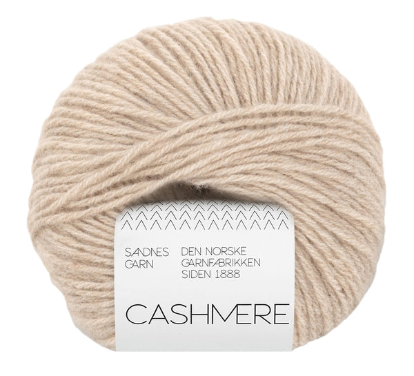 Sandnes Garn Cashmere 3021 Beige Melanger – luxuriöses Garn aus 100 % Kaschmir