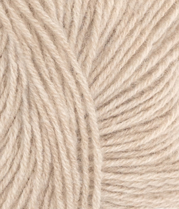 Nahaufnahme von Sandnes Garn Cashmere 3021 Beige Melange