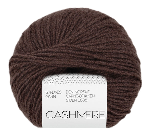 Sandnes Garn Cashmere 3082 Dark Brown – luxuriöses Garn aus 100 % Kaschmir
