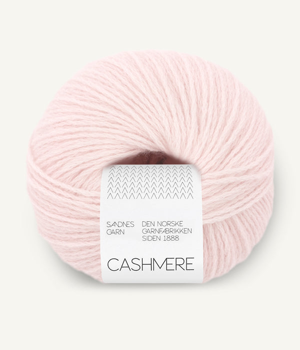 Sandnes Garn Cashmere 4501 Marshmellow Pink – luxuriöses Garn aus 100 % Kaschmir