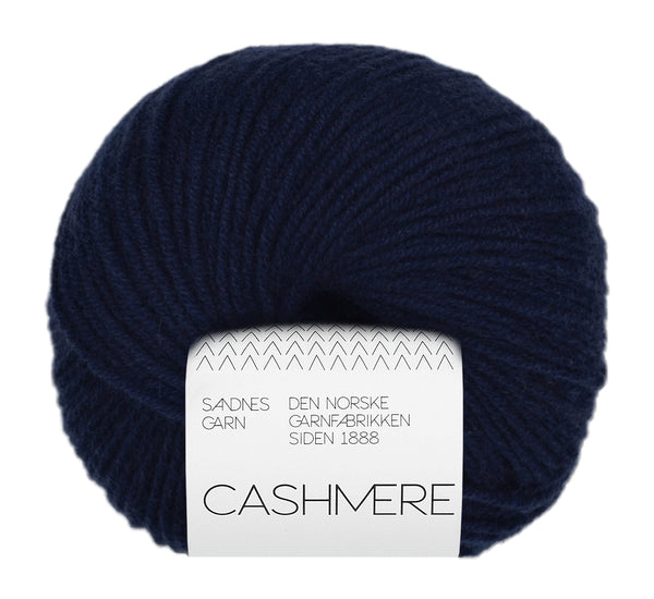 Sandnes Garn Cashmere 5882 Dark Navy – luxuriöses Garn aus 100 % Kaschmir