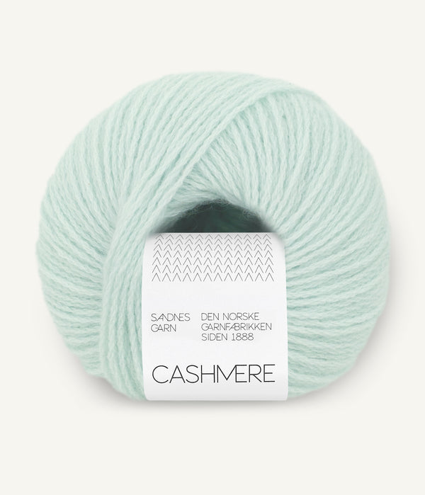 Sandnes Garn Cashmere 7911 Mint Green – luxuriöses Garn aus 100 % Kaschmir