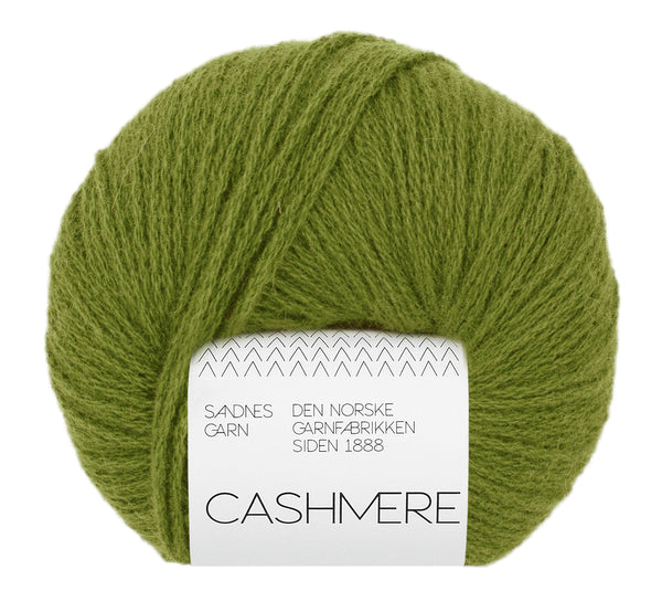 Sandnes Garn Cashmere 9564 Matcha – luxuriöses Garn aus 100 % Kaschmir
