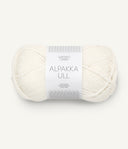Sandnes Garn Alpakka Ull 1002 White – Garn aus 65 % Alpaka und 35 % Wolle