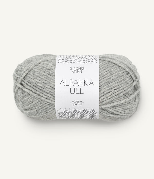 Sandnes Garn Alpakka Ull 1042 Grey Mottled – Garn aus 65 % Alpaka und 35 % Wolle