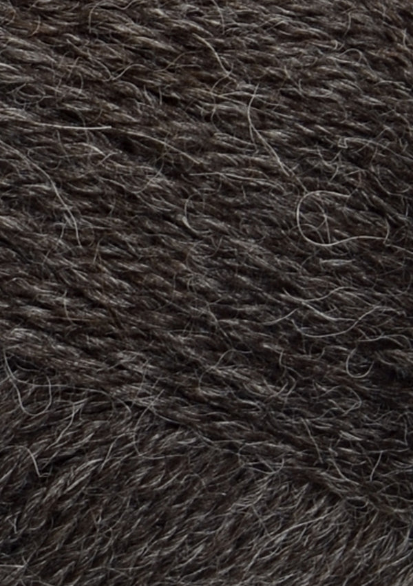 Nahaufnahme von Sandnes Garn Alpakka Ull 1053 Dark Grey Melange