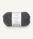 Sandnes Garn Alpakka Ull 1053 Dark Grey Melange – Garn aus 65 % Alpaka und 35 % Wolle