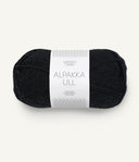 Sandnes Garn Alpakka Ull 1099 Black – Garn aus 65 % Alpaka und 35 % Wolle