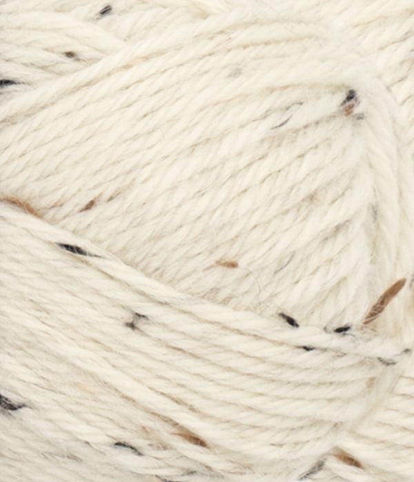 Nahaufnahme von Sandnes Garn Alpakka Ull 2523 Nature Tweed