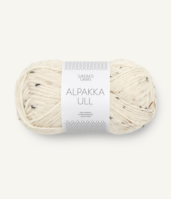 Sandnes Garn Alpakka Ull 2523 Nature Tweed – Garn aus 65 % Alpaka und 35 % Wolle
