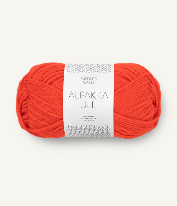 Sandnes Garn Alpakka Ull 3819 Spicy Orange – Garn aus 65 % Alpaka und 35 % Wolle