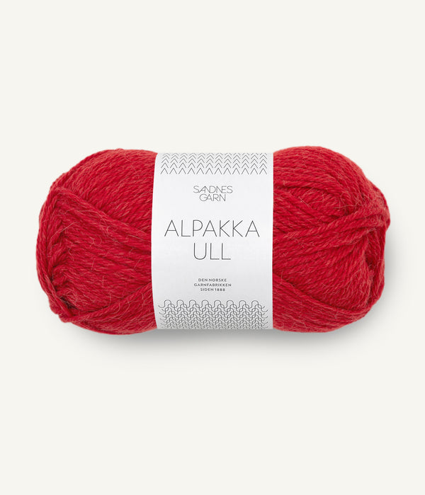 Sandnes Garn Alpakka Ull 4227 Equestrian Red – Garn aus 65 % Alpaka und 35 % Wolle