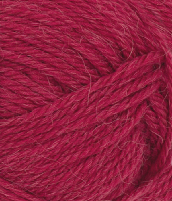 Nahaufnahme von Sandnes Garn Alpakka Ull 4255 Rumba Red