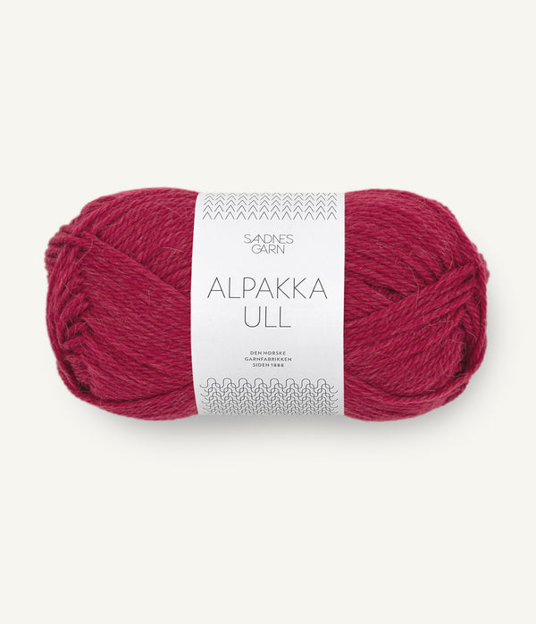 Sandnes Garn Alpakka Ull 4255 Rumba Red – Garn aus 65 % Alpaka und 35 % Wolle