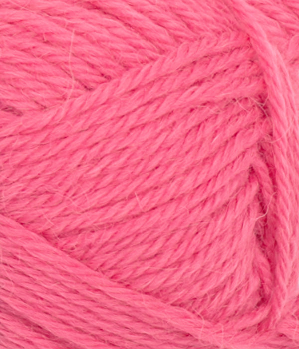Nahaufnahme von Sandnes Garn Alpakka Ull 4315 Bubblegum Pink