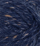 Nahaufnahme von Sandnes Garn Alpakka Ull 5585 Navy Blue Tweed