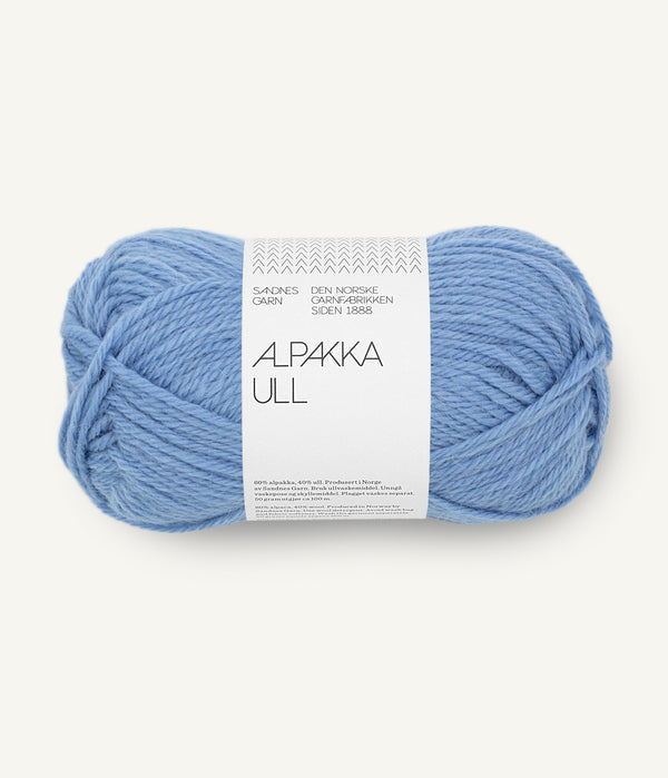 Sandnes Garn Alpakka Ull 5824 Provance Blue – Garn aus 65 % Alpaka und 35 % Wolle
