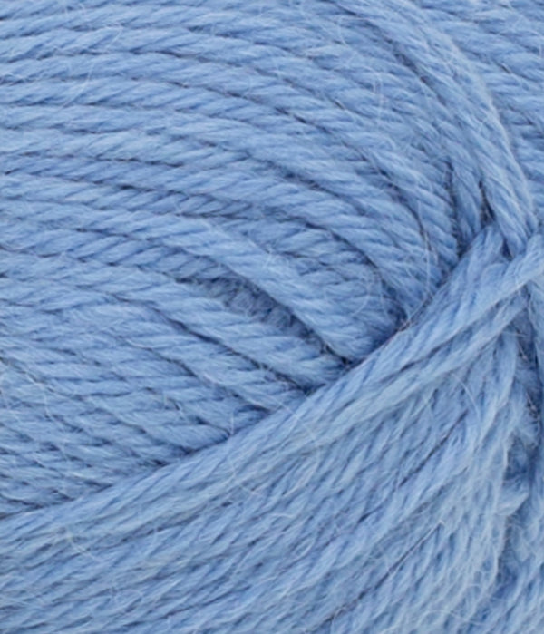 Nahaufnahme von Sandnes Garn Alpakka Ull 5824 Provance Blue