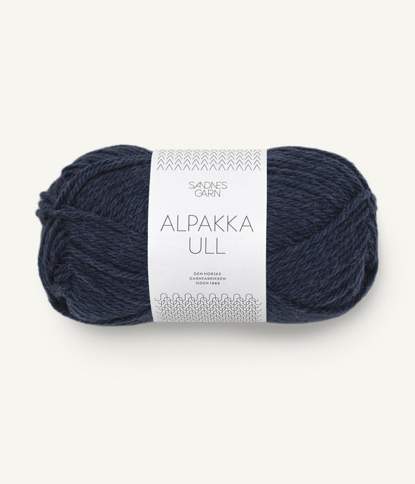 Sandnes Garn Alpakka Ull 6081 Midnight Blue – Garn aus 65 % Alpaka und 35 % Wolle