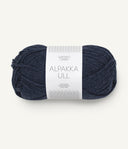 Sandnes Garn Alpakka Ull 6081 Midnight Blue – Garn aus 65 % Alpaka und 35 % Wolle