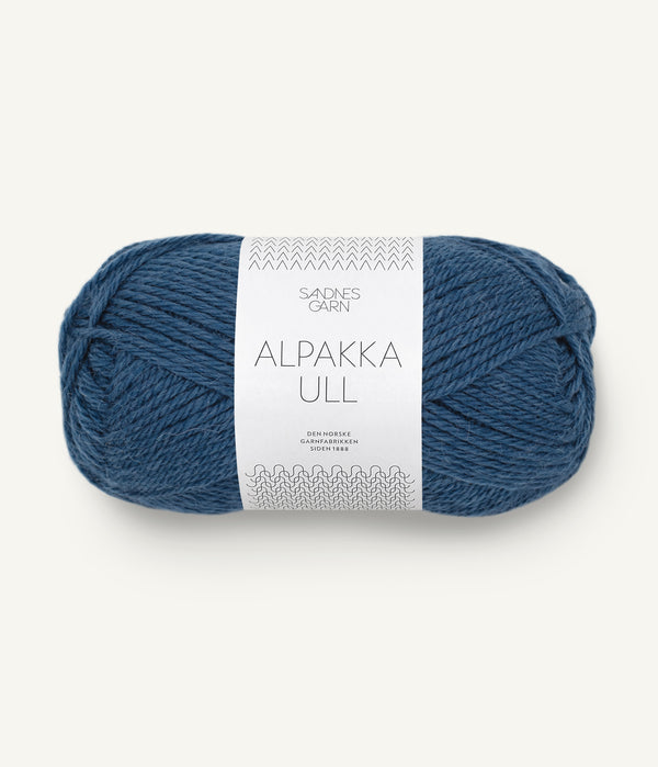 Sandnes Garn Alpakka Ull 6364 Dark Blue – Garn aus 65 % Alpaka und 35 % Wolle