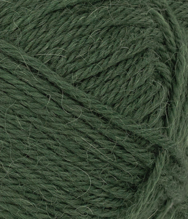 Nahaufnahme von Sandnes Garn Alpakka Ull 8082 Forest Green