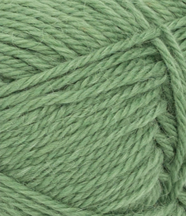 Nahaufnahme von Sandnes Garn Alpakka Ull 8753 Vineyard Green
