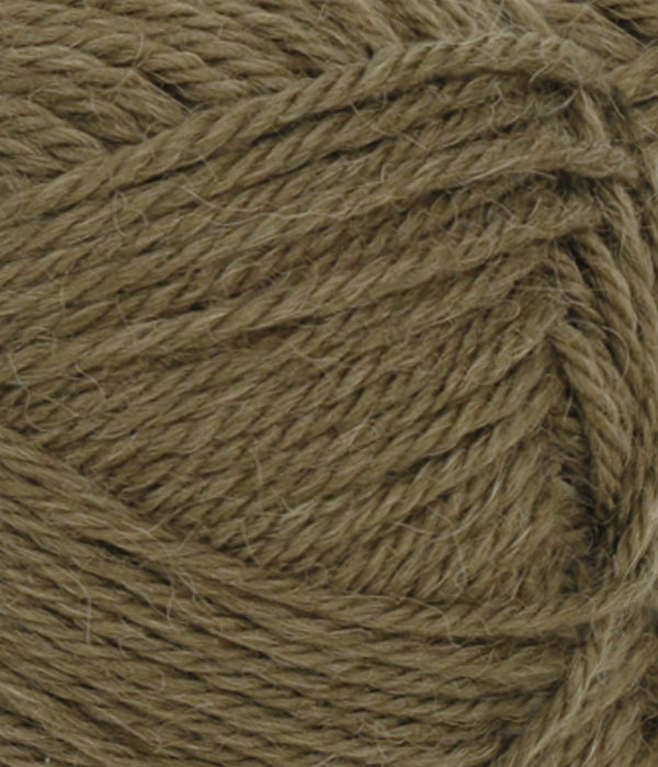 Nahaufnahme von Sandnes Garn Alpakka Ull 9873 Dark Olive