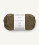 Sandnes Garn Alpakka Ull 9873 Dark Olive – Garn aus 65 % Alpaka und 35 % Wolle