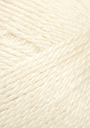 Nahaufnahme von Sandnes Garn Alpakka Silke 1002 White