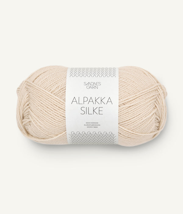 Sandnes Garn Alpakka Silke 2511 Almond – Garn aus 70 % Babyalpaka und 30 % Maulbeerseide