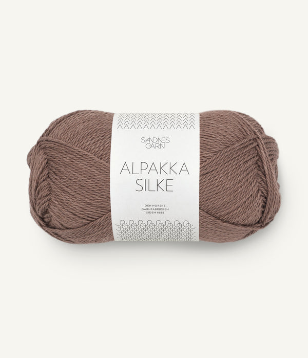 Sandnes Garn Alpakka Silke 3161 Acorn – Garn aus 70 % Babyalpaka und 30 % Maulbeerseide