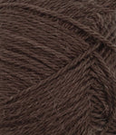 Nahaufnahme von Sandnes Garn Alpakka Silke 3591 Chocolate Plum