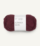 Sandnes Garn Alpakka Silke 4372 Deep Burgundy – Garn aus 70 % Babyalpaka und 30 % Maulbeerseide