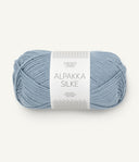 Sandnes Garn Alpakka Silke 6041 Dusty Blue – Garn aus 70 % Babyalpaka und 30 % Maulbeerseide
