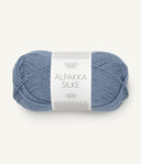 Sandnes Garn Alpakka Silke 6052 Jeans – Garn aus 70 % Babyalpaka und 30 % Maulbeerseide
