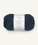 Sandnes Garn Alpakka Silke 6081 Midnight Blue – Garn aus 70 % Babyalpaka und 30 % Maulbeerseide
