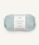 Sandnes Garn Alpakka Silke 7521 Light Grey – Garn aus 70 % Babyalpaka und 30 % Maulbeerseide