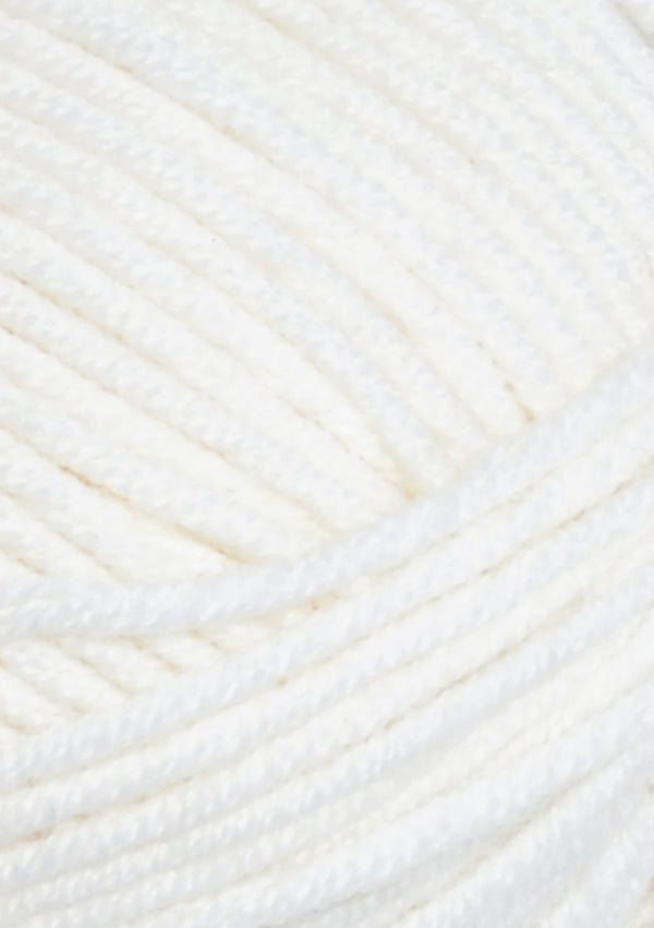 Nahaufnahme von Sandnes Garn Merinoull 1001 True White