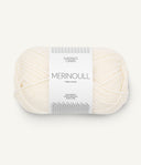 Sandnes Garn Merinoull 1002 White – Garn aus 100 % Superwash-Merinowolle