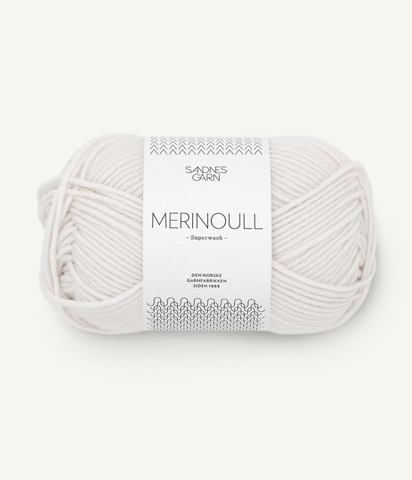Sandnes Garn Merinoull 1015 Morning Mist – Garn aus 100 % Superwash-Merinowolle