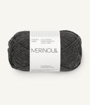 Sandnes Garn Merinoull 1065 Charcoal Melange – Garn aus 100 % Superwash-Merinowolle