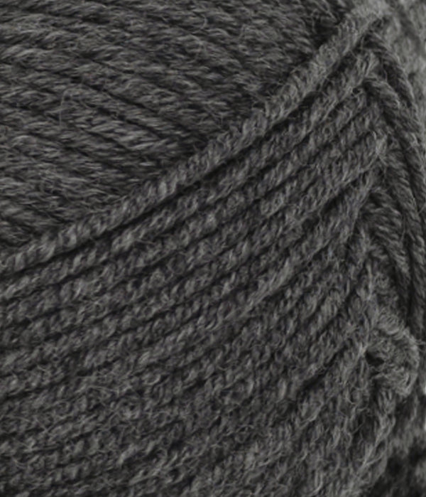 Nahaufnahme von Sandnes Garn Merinoull 1065 Charcoal Melange