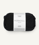 Sandnes Garn Merinoull 1099 Black – Garn aus 100 % Superwash-Merinowolle