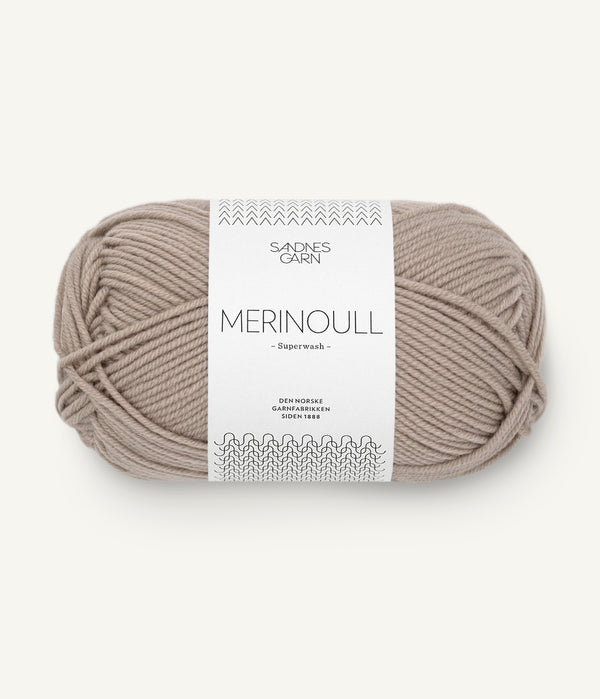 Sandnes Garn Merinoull 2550 Light Acorn – Garn aus 100 % Superwash-Merinowolle